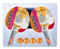 Ravel Masa Tenisi Credo Komple Set ( 4 Raket + 4 Top + A & Demir ) &#8211; Rv 495